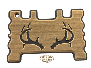 Cappuccino/Black Brushed Deer Antler Design