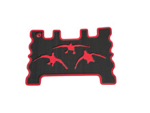 Load image into Gallery viewer, Charcoal/Ruby Red Brushed  Cupping Ducks Design