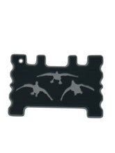 Load image into Gallery viewer, Charcoal/Storm Gray Brushed Cupping Ducks Design