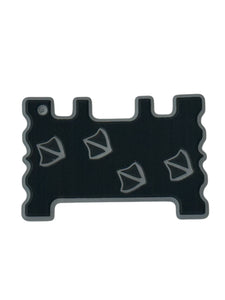 Charcoal/Storm Gray Brushed Duck Feet Design