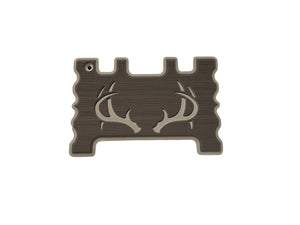 Chocolate/Terra Brushed Brushed Deer Antler Design