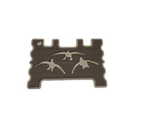 Load image into Gallery viewer, Chocolate/Terra Brushed Cupping Ducks Design