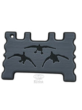 Load image into Gallery viewer, Dark Gray/Black Brushed Cupping Ducks Design