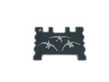 Load image into Gallery viewer, Dark Gray/Storm Gray Brushed Cupping Ducks Design