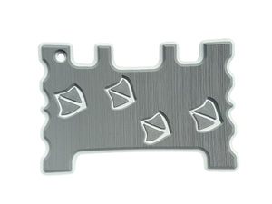 Storm Gray/Cool Gray Brushed Duck Feet Design
