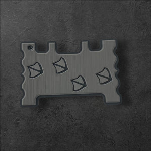 Storm Gray/Dark Gray Brushed Duck Feet Design