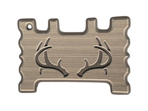 Terra/Chocolate Brushed Deer Antler Design